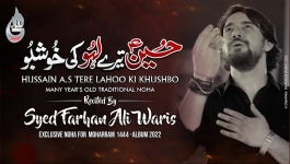 Hussain Tere Lahu Ki Khushbo - Farhan Ali Waris